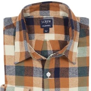 J.Crew Buffalo Check Flannel Shirt, Size XS, Classic Fit. NWT $79.50